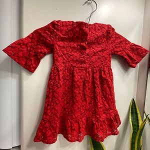 Baby Gap Red Dress Size 2T
